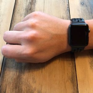 Apple Watch with accessories
